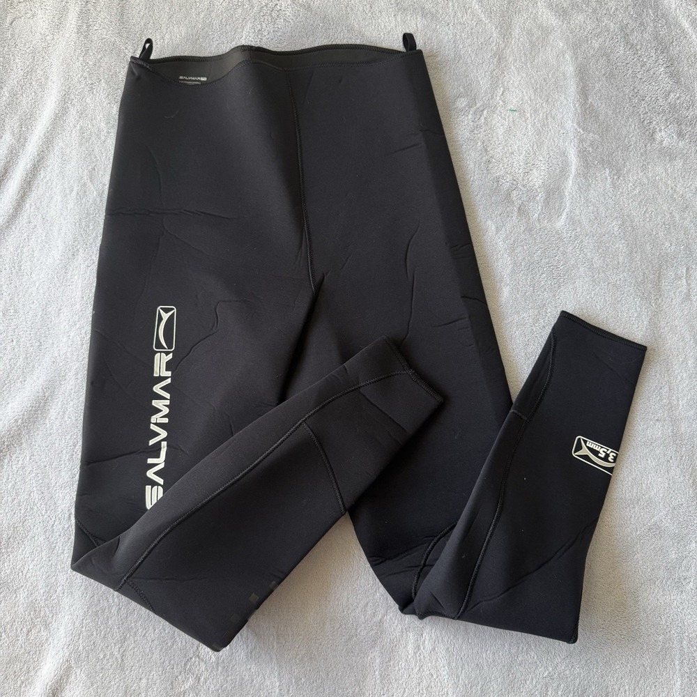 Salvimar 3.5mm Neoprene Wetsuit Pants Mens L Black Spearfishing Freediving